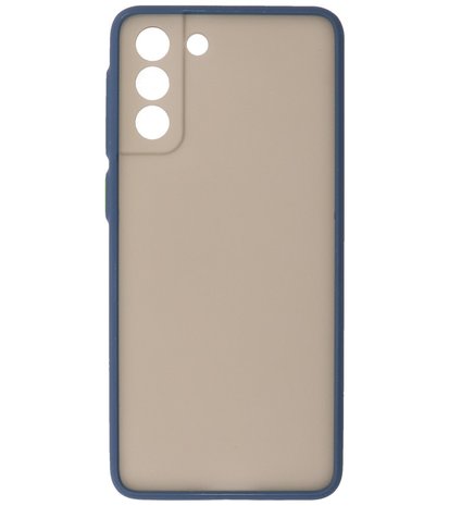 Kleurcombinatie Hard Case voor Samsung Galaxy S21 Plus - Blauw