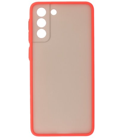 Kleurcombinatie Hard Case voor Samsung Galaxy S21 Plus - Rood