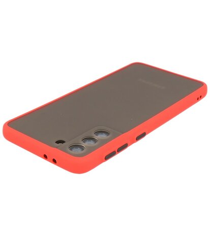 Kleurcombinatie Hard Case voor Samsung Galaxy S21 Plus - Rood