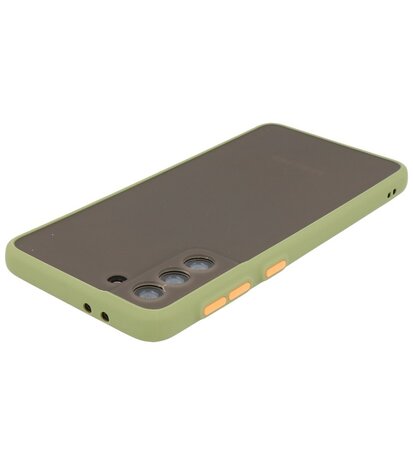 Kleurcombinatie Hard Case voor Samsung Galaxy S21 Plus - Groen