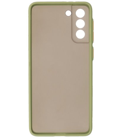Kleurcombinatie Hard Case voor Samsung Galaxy S21 Plus - Groen