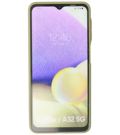 Kleurcombinatie Hard Case voor Samsung Galaxy A32 5G - Groen