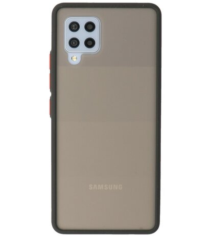 Kleurcombinatie Hard Case voor Samsung Galaxy A42 5G - Zwart