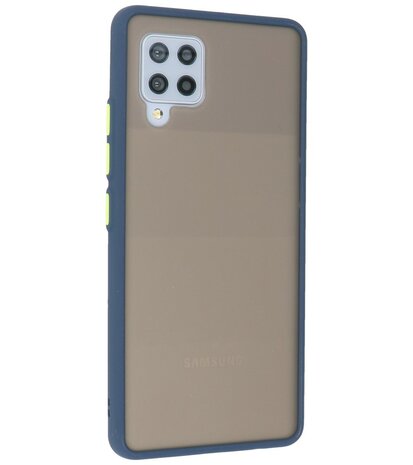 Kleurcombinatie Hard Case voor Samsung Galaxy A42 5G - Blauw