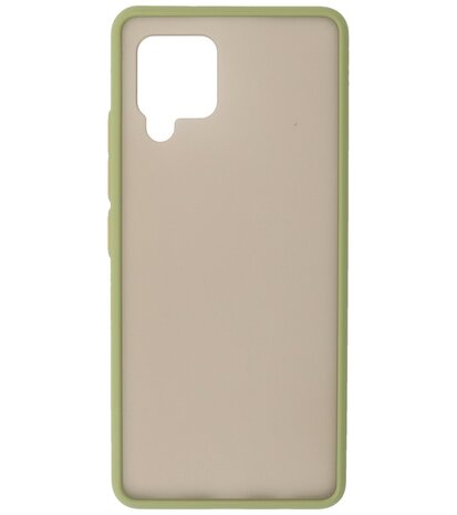 Kleurcombinatie Hard Case voor Samsung Galaxy A42 5G - Groen