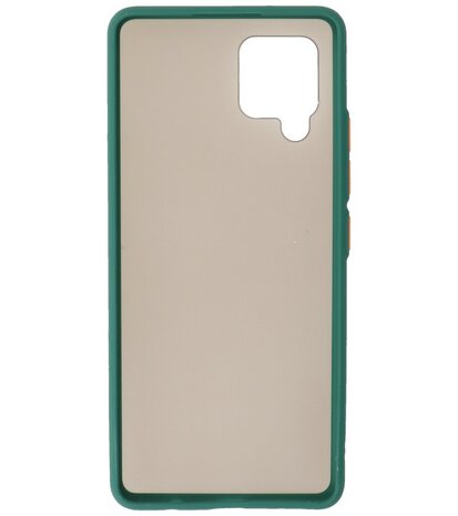 Kleurcombinatie Hard Case voor Samsung Galaxy A42 5G - Donker Groen