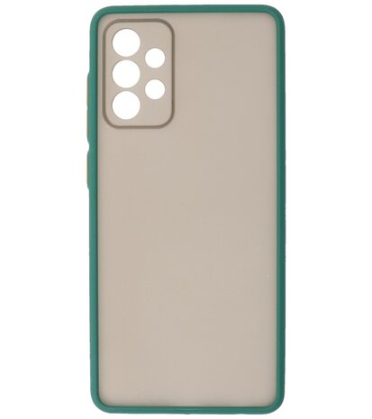 Kleurcombinatie Hard Case voor Samsung Galaxy A72 5G - Donker Groen