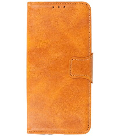 Portemonnee Wallet Case Hoesje voor Nokia 1.4 - Bruin