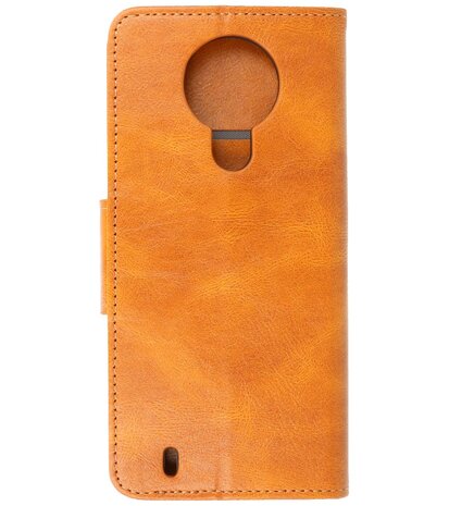 Portemonnee Wallet Case Hoesje voor Nokia 1.4 - Bruin