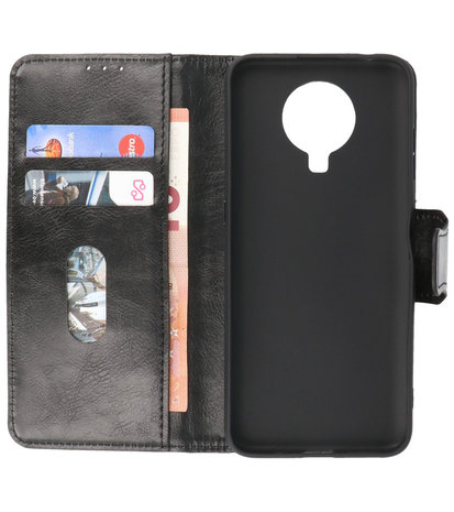 Portemonnee Wallet Case Hoesje voor Nokia G20 - Nokia G10 - Zwart