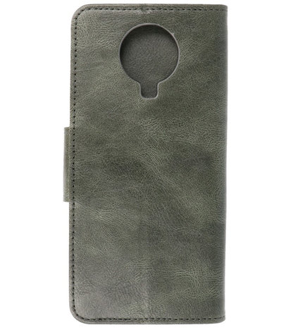 Portemonnee Wallet Case Hoesje voor Nokia G20 - Nokia G10 - Donker Groen