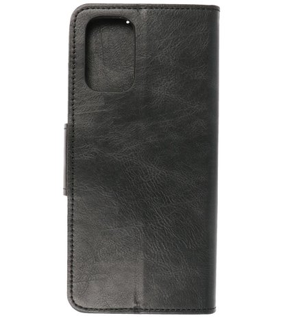 Portemonnee Wallet Case Hoesje voor OnePlus 9R - Zwart