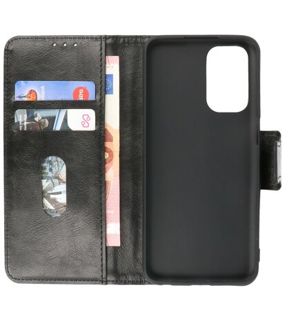 Portemonnee Wallet Case Hoesje voor Oppo Reno 5 5G - Find X3 Lite - Zwart