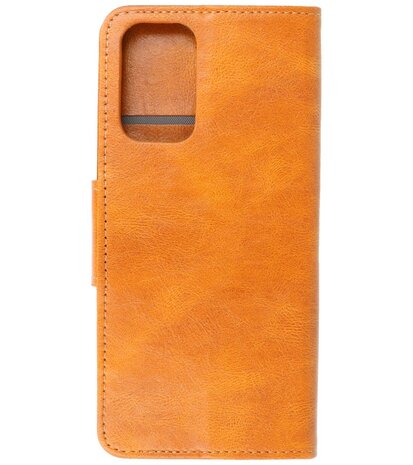 Portemonnee Wallet Case Hoesje voor Oppo Reno 5 5G - Find X3 Lite - Bruin