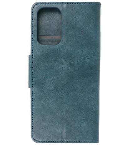 Portemonnee Wallet Case Hoesje voor Oppo Reno 5 Pro - Blauw