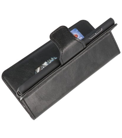 Portemonnee Wallet Case Hoesje voor Oppo Reno 5 Pro - Zwart