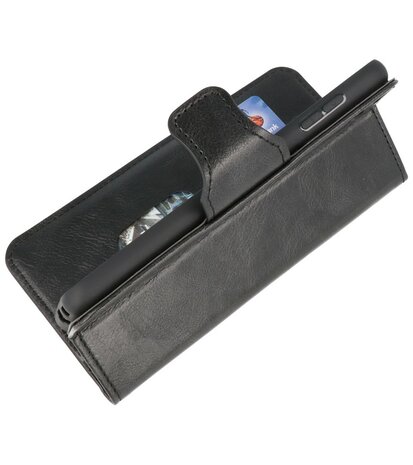 Portemonnee Wallet Case Hoesje voor Oppo Reno 5Z - A94 5G - F19 Pro Plus - Zwart
