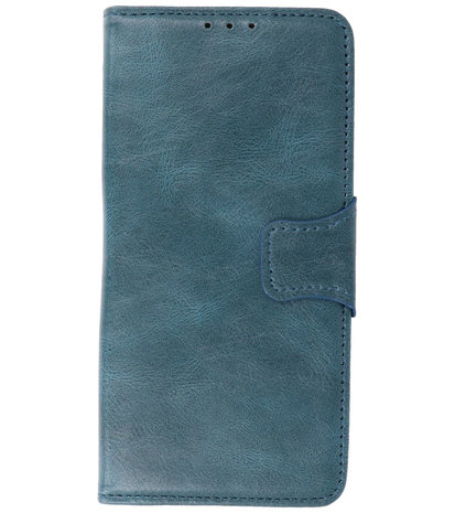 Portemonnee Wallet Case Hoesje voor Samsung Galaxy A22 4G - Blauw