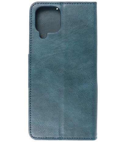 Portemonnee Wallet Case Hoesje voor Samsung Galaxy A22 4G - Blauw