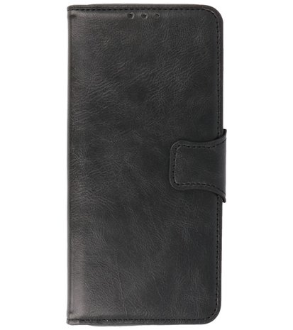 Portemonnee Wallet Case Hoesje voor Motorola Moto G100 - Zwart