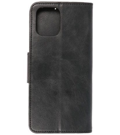 Portemonnee Wallet Case Hoesje voor Motorola Moto G100 - Zwart