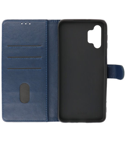Booktype Wallet Case Telefoonhoesje voor Samsung Galaxy A32 5G - Navy