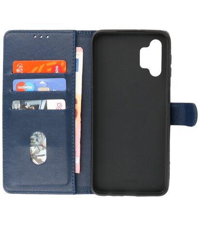 Booktype Wallet Case Telefoonhoesje voor Samsung Galaxy A32 5G - Navy