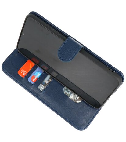 Booktype Wallet Case Telefoonhoesje voor Samsung Galaxy A22 5G - Navy