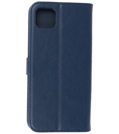 Booktype Wallet Case Telefoonhoesje voor Samsung Galaxy A22 5G - Navy