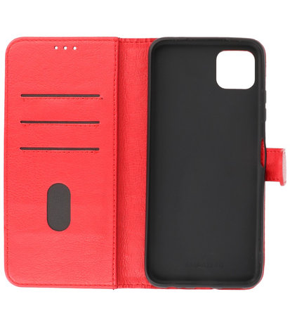 Booktype Wallet Case Telefoonhoesje voor Samsung Galaxy A22 5G - Rood