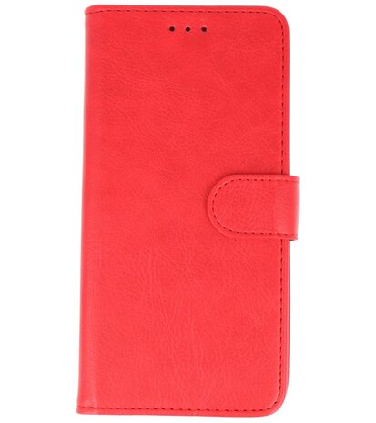 Booktype Wallet Case Telefoonhoesje voor Samsung Galaxy S21 FE - Rood