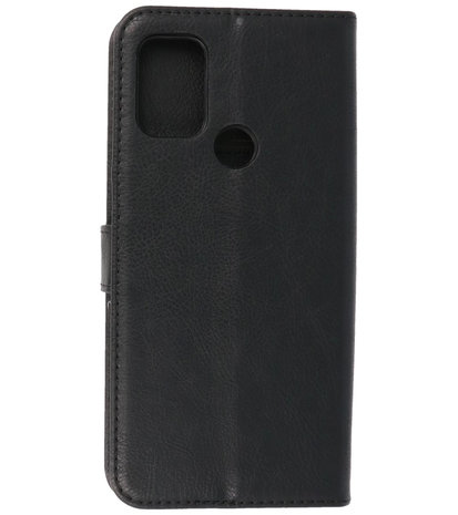 Booktype Wallet Case Telefoonhoesje voor Motorola Moto G30 - Zwart
