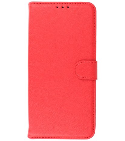 Booktype Wallet Case Telefoonhoesje voor Motorola Moto G30 - Rood