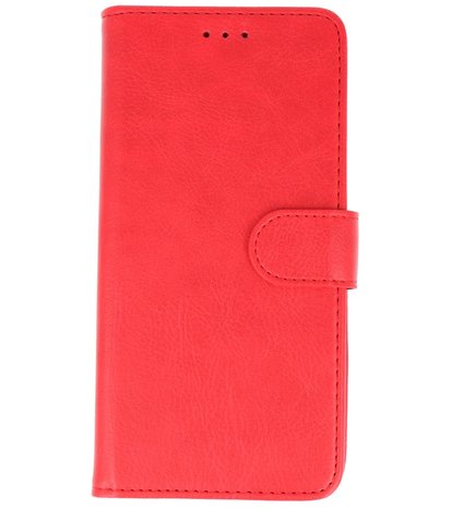 Booktype Wallet Case Telefoonhoesje voor Motorola Moto G30 - Rood