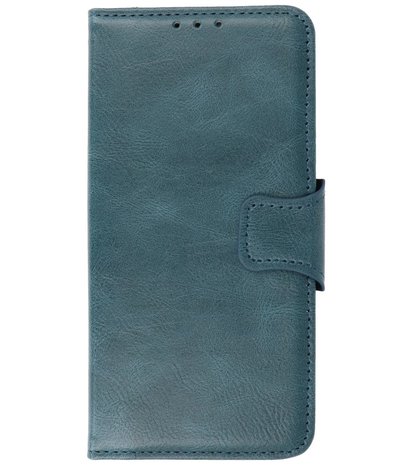 Portemonnee Wallet Case Hoesje voor Sony Xperia 1 III Blauw