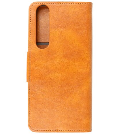 Portemonnee Wallet Case Hoesje voor Sony Xperia 1 III Bruin