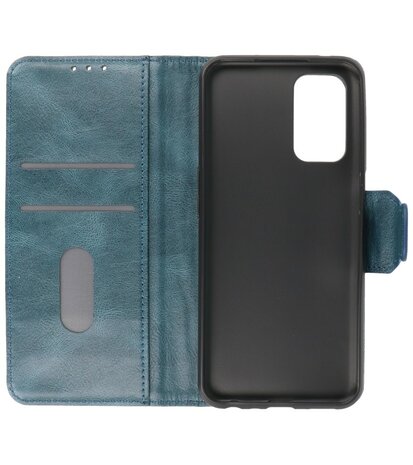 Portemonnee Wallet Case Hoesje voor OnePlus Nord N200 Blauw