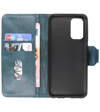 Portemonnee Wallet Case Hoesje voor OnePlus Nord N200 Blauw