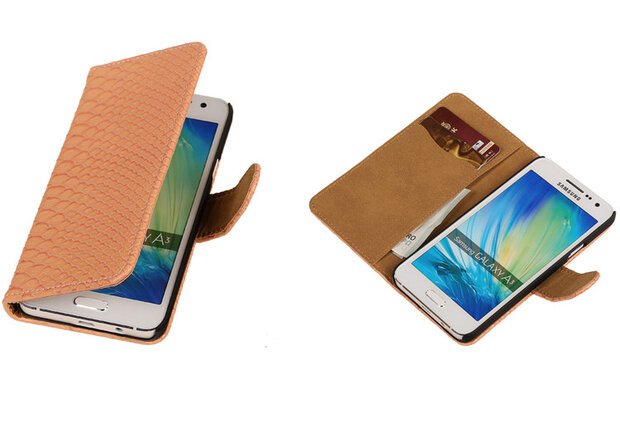 Pink Slang Samsung Galaxy A3 Book/Wallet Case/Cover