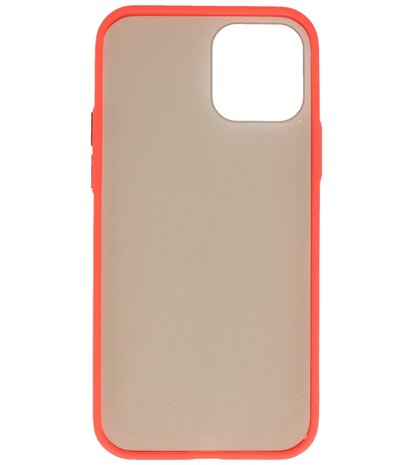Kleurcombinatie Hard Case Hoesje voor iPhone 12 Pro Max Rood