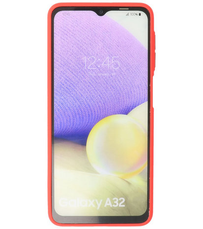 Samsung Galaxy A32 4G Hoesje Back Cover Telefoonhoesje Rood