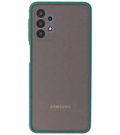 Samsung Galaxy A32 4G Hoesje Back Cover Telefoonhoesje Donker Groen