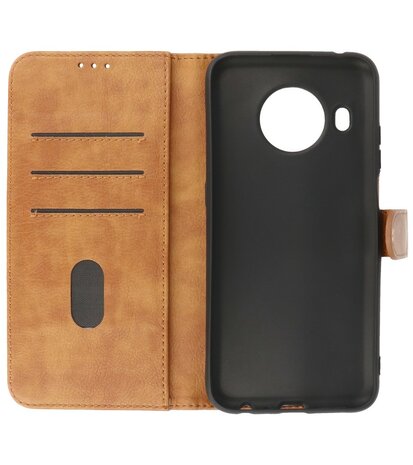 Nokia X10 & Nokia X20 Hoesje Book Case Telefoonhoesje Bruin