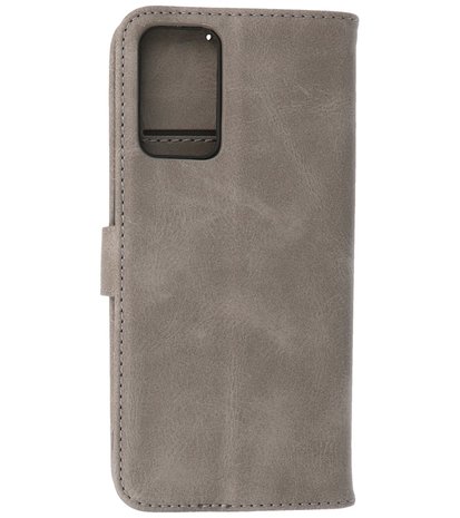 Oppo Reno 6 5G Hoesje Book Case Telefoonhoesje Grijs