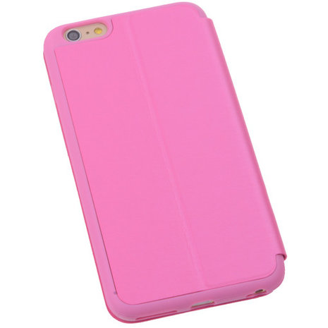 View Cover Pink Hoesje voor Apple iPhone 6 TPU Book-Style