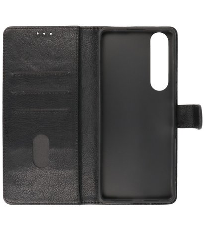 Sony Xperia 1 III Hoesje Book Case Telefoonhoesje Zwart