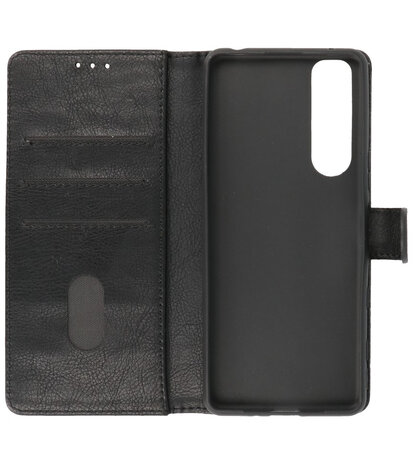 Sony Xperia 5 III Hoesje Book Case Telefoonhoesje Zwart