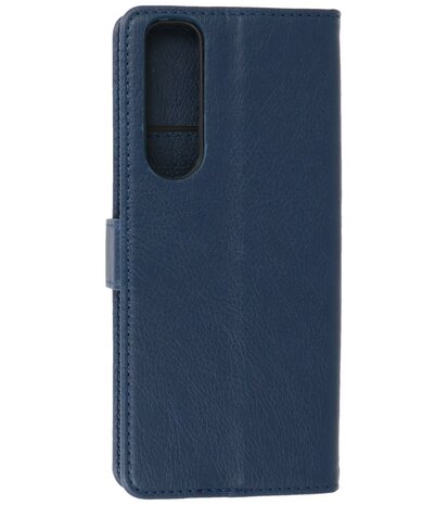 Sony Xperia 5 III Hoesje Book Case Telefoonhoesje Navy