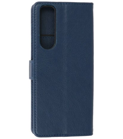Sony Xperia 5 III Hoesje Book Case Telefoonhoesje Navy
