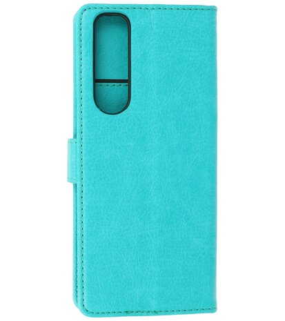 Sony Xperia 5 III Hoesje Book Case Telefoonhoesje Groen